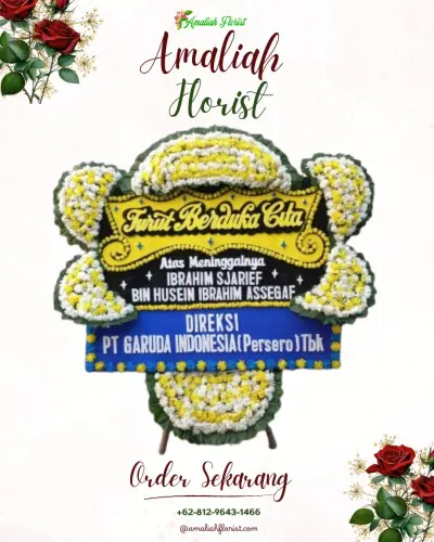 Papan Bunga Duka di Gulon